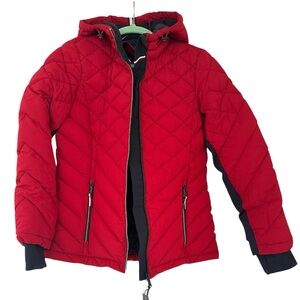 Tommy Hilfiger Red Puffer Jacket